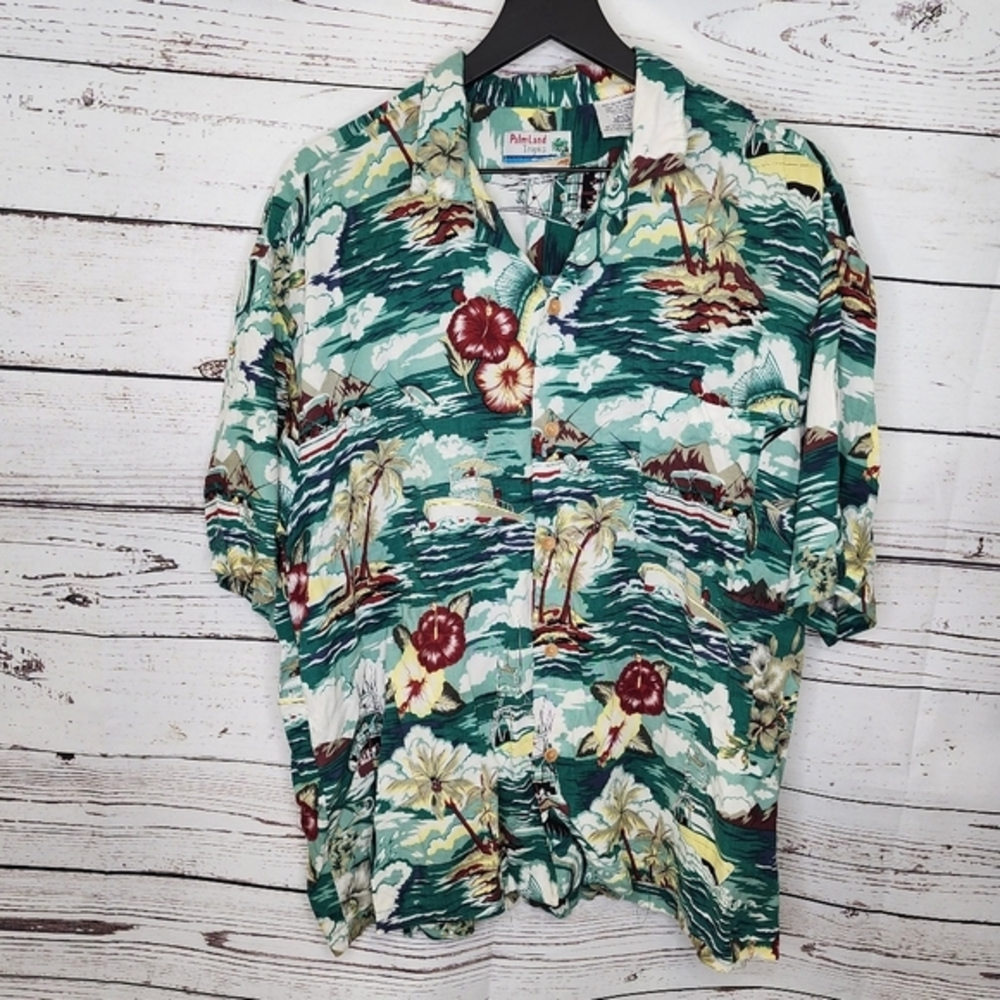 Palm Land Tropics‎ Hawaiian Shirt